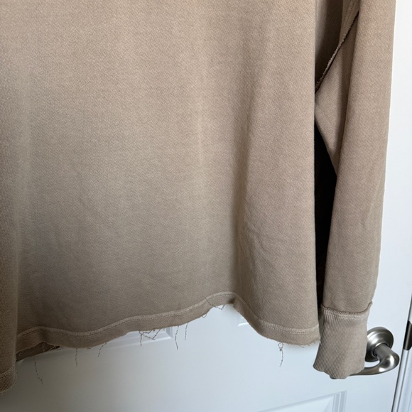 We the Free Venice V-Neck Sweatshirt, Fossil Island, L, NWT - Picture 11 of 16